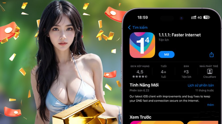 Hình ảnh quảng cáo của k8cc hiển thị nền tảng và các lợi ích